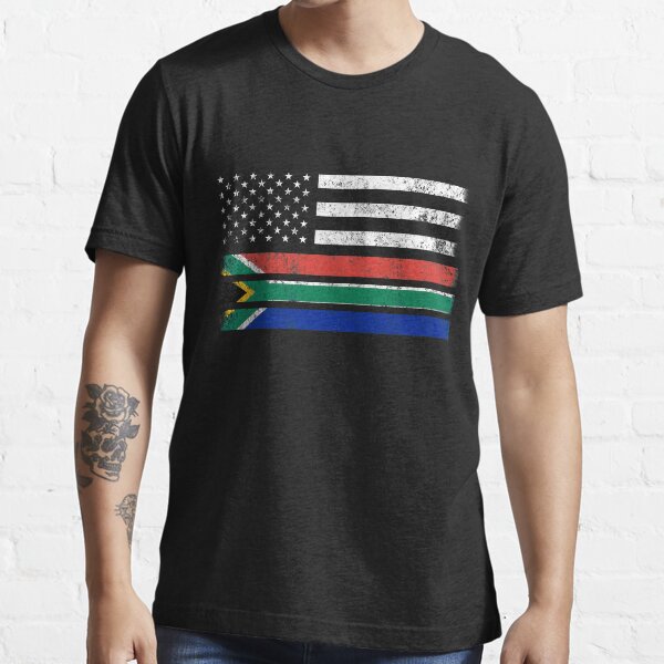 South African American Flag - USA South Africa Shirt Essential T-Shirt
