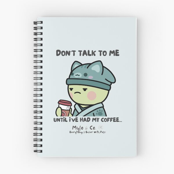 Item preview, NFT Art Dont Talk To Me Until Ive Had My Coffee... (Mylo and Co. | #1 of 16) designed and sold by BlokCHN-Designs.