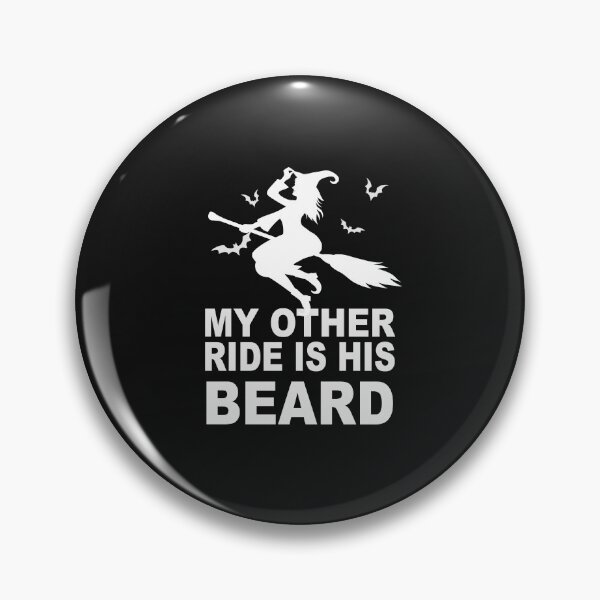 Item preview, My other ride is His Beard funny beard  designed and sold by SheIsAQueen.