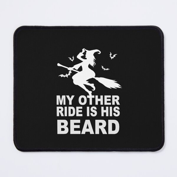 Item preview, My other ride is His Beard funny beard designed and sold by SheIsAQueen.
