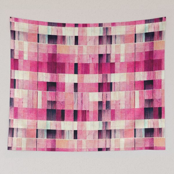 Item preview, Pink Glitch Square Pattern  designed and sold by DennistonMade.