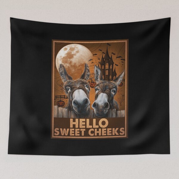 Item preview, Donkey Hello Sweet Cheeks Halloween designed and sold by vertzzeh1.