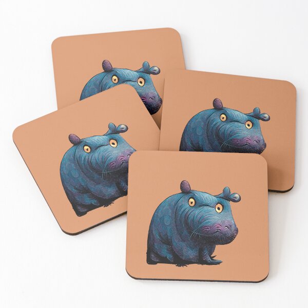 Item preview, Dr Seuss inspired Green Hippo designed and sold by ThePurpleMelon.