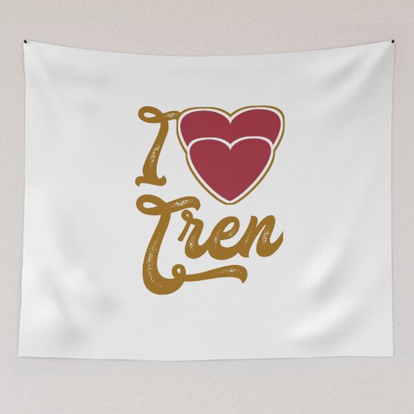 Item preview, I love tren, I heart tren, V8866.  designed and sold by Chakilogy.