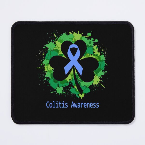 Item preview, Colitis Awareness Clover Ribbon Happy Patricks Day Support Colitis Warrior Gifts designed and sold by Tammyilaria.