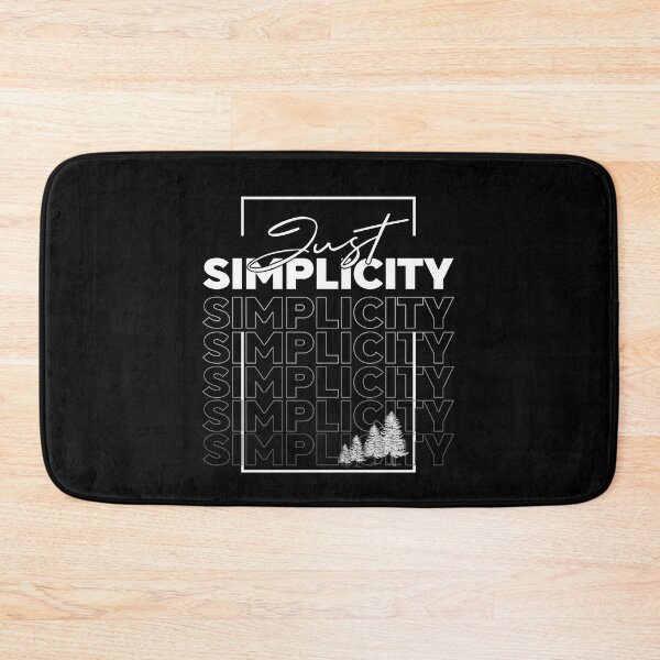 Item preview, Just Simplicity - Get Inspire -White Typography designed and sold by PixelGrafiks.