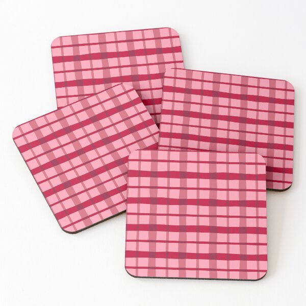 Item preview, Cheerful pink and red checks designed and sold by Natural-Avenue.