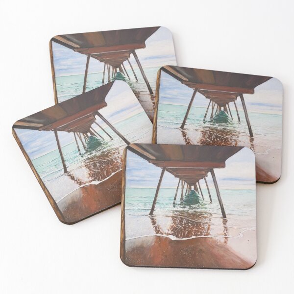 Item preview, Under Glenelg Jetty designed and sold by ChristineDavisArt.