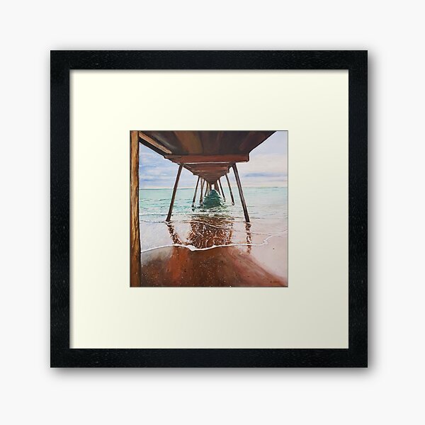 Item preview, Under Glenelg Jetty designed and sold by ChristineDavisArt.