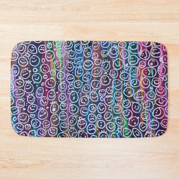 Item preview, smiley faces rainbow happy faces… designed and sold by drumweaver.
