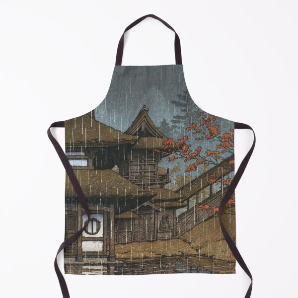 Item preview, Mountain Temple at Sendai by Kawase Hasui designed and sold by Takeda-art.