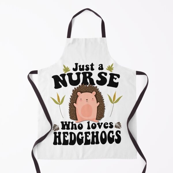 Item preview, Just a nurse who loves hedgehogs designed and sold by TaraGbear.