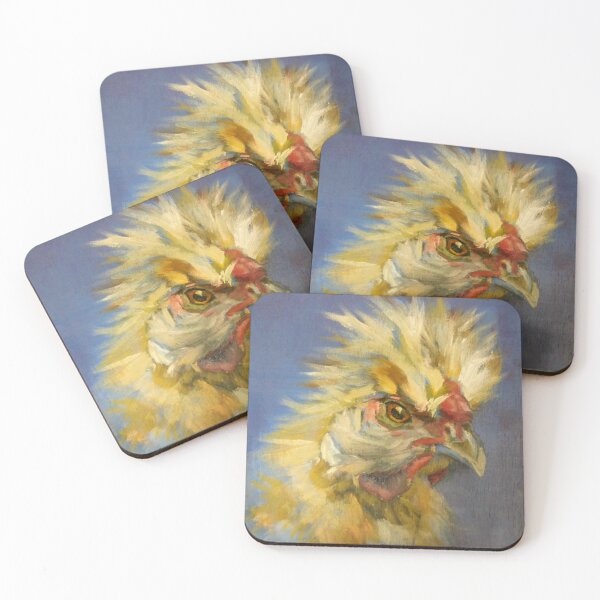 Item preview, Chicken Portrait IV designed and sold by rachelreitanart.