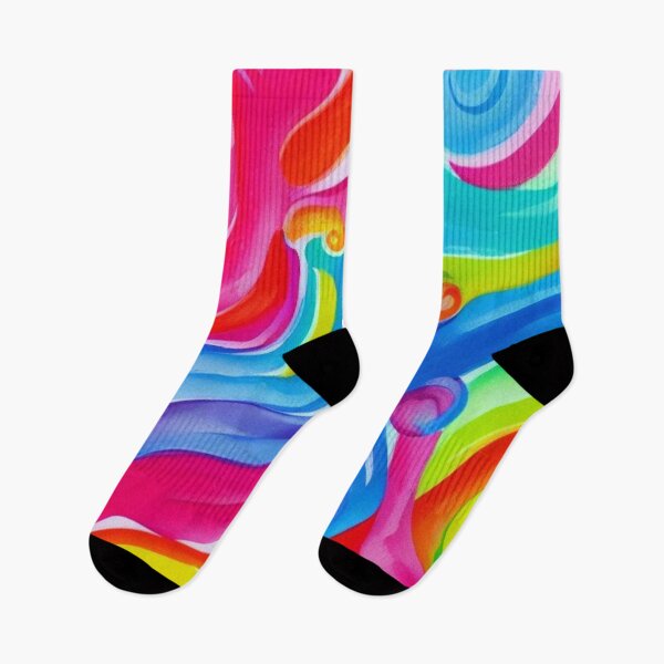 Item preview, Rainbow Swirls 6 designed and sold by Ashley Gagnon.