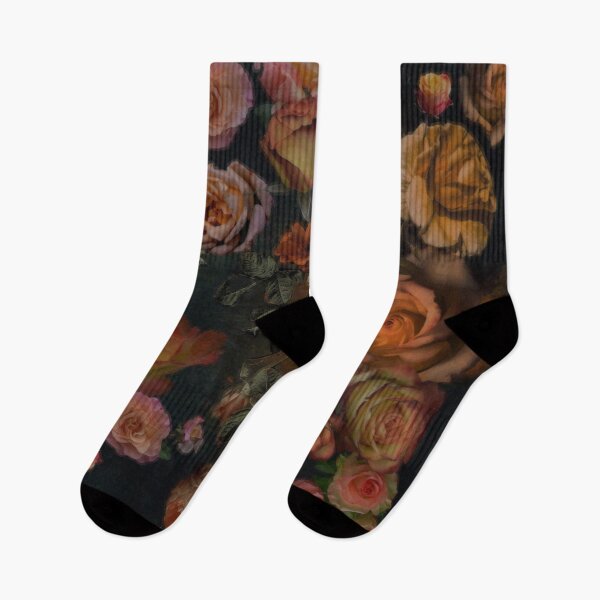 Item preview, Roses In Fall Vintage Colors Botanical Midnight Garden Flowers designed and sold by IZiets.