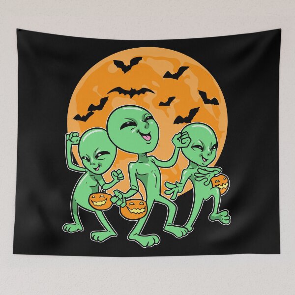 Item preview, Alien trick or treat designed and sold by JoRealm.