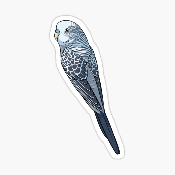 Item preview, Gray Budgie designed and sold by KeesKiwi.