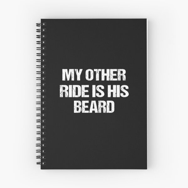 Item preview, My other ride is His Beard funny beard  designed and sold by SheIsAQueen.