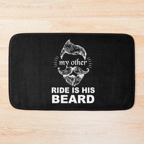 Item preview, My other ride is His Beard funny beard  designed and sold by SheIsAQueen.