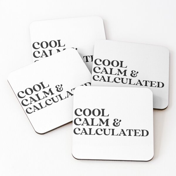 Item preview, Cool. Calm. Calculated. Cool Calm Collected. Yoga. Meditation designed and sold by Tish K..
