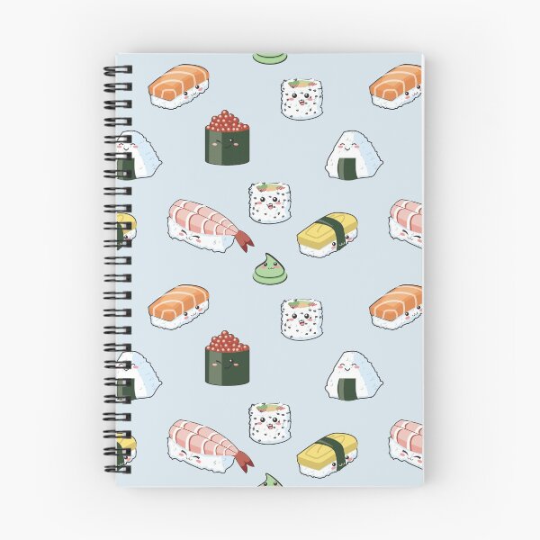 Item preview, Kawaii Sushi on blue designed and sold by andromacke.