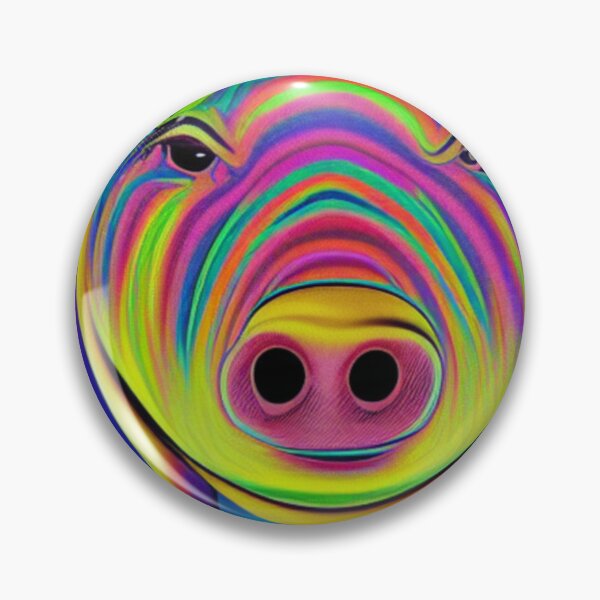 Item preview, Rainbow Pig.  designed and sold by TOPTRXXX.