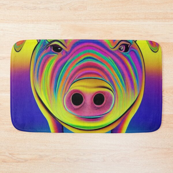 Item preview, Rainbow Pig.  designed and sold by TOPTRXXX.