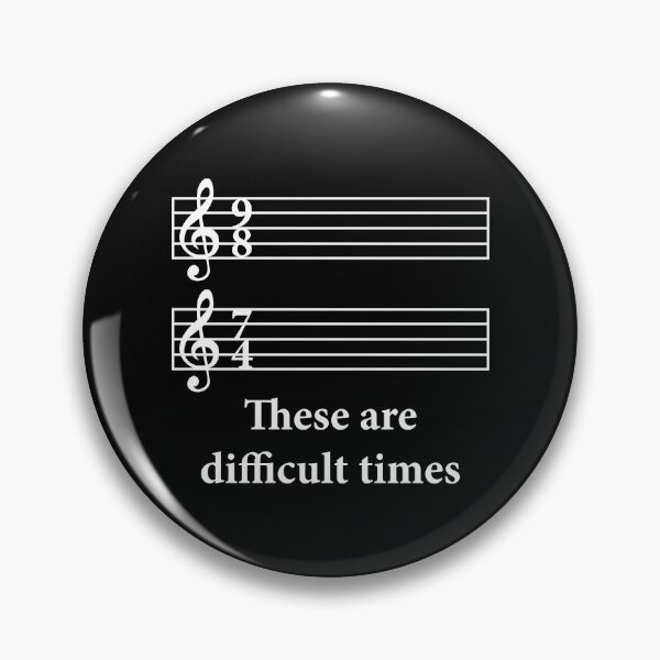 Item preview, These Are Difficult Times designed and sold by Texterns.