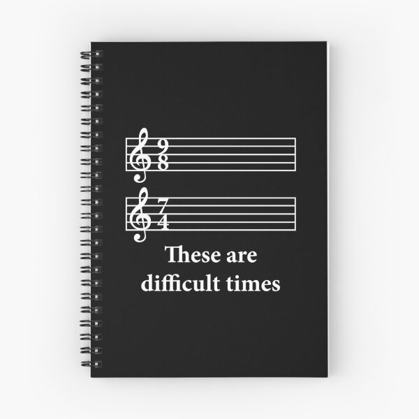 Item preview, These Are Difficult Times designed and sold by Texterns.