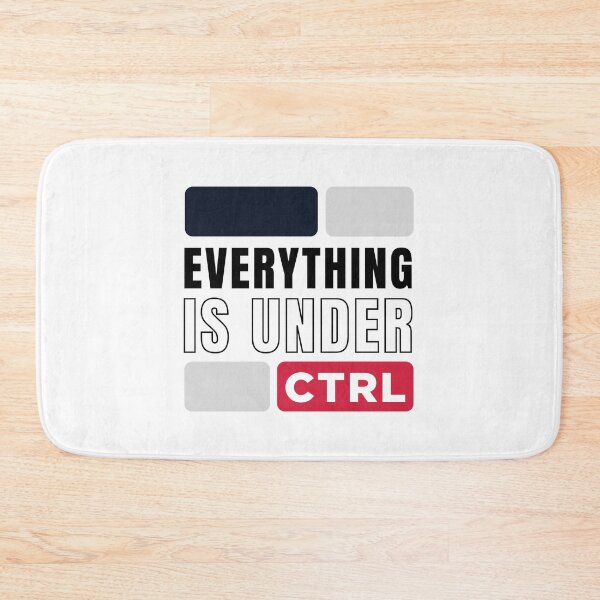 Item preview, Everything is under control - Get Inspire -Black Typography designed and sold by PixelGrafiks.