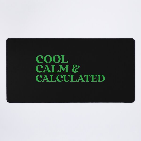 Item preview, Cool. Calm. Calculated. Cool Calm Collected. Yoga. Meditation designed and sold by Tish K..
