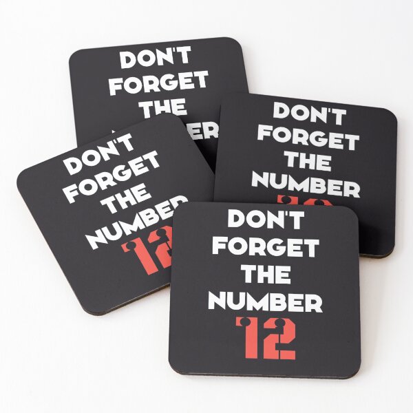 Item preview, Don't forget the number 12 designed and sold by Daniyal Ahmad.