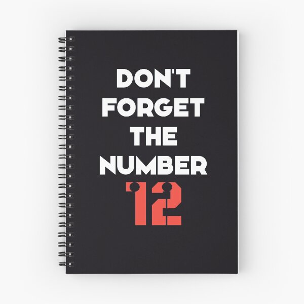 Item preview, Don't forget the number 12 designed and sold by Daniyal Ahmad.
