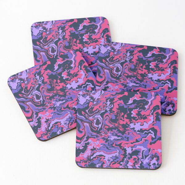 Item preview, Abstract in Pink and Purple  designed and sold by MatchTheDrapes.