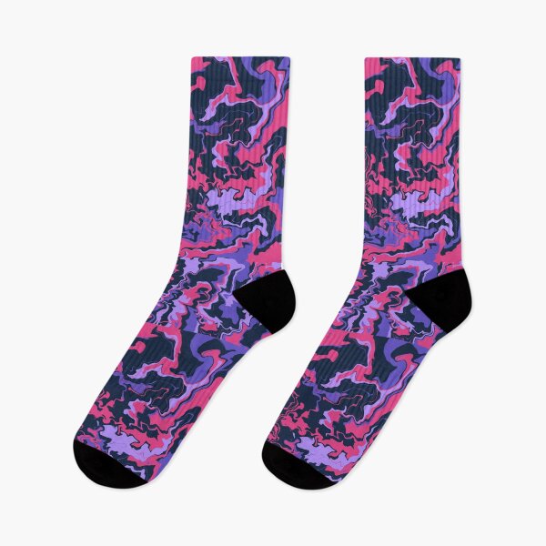Item preview, Abstract in Pink and Purple  designed and sold by MatchTheDrapes.