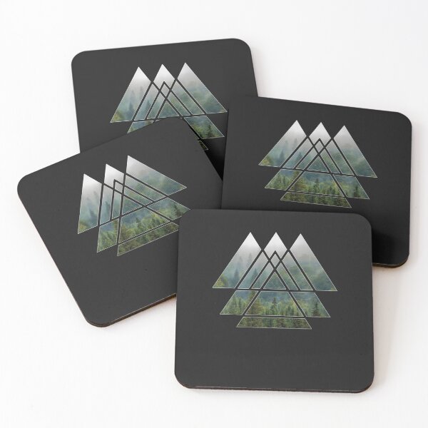 Item preview, Sacred Geometry Triangles   Misty Forest Classic T Shirt  designed and sold by Dougtough.
