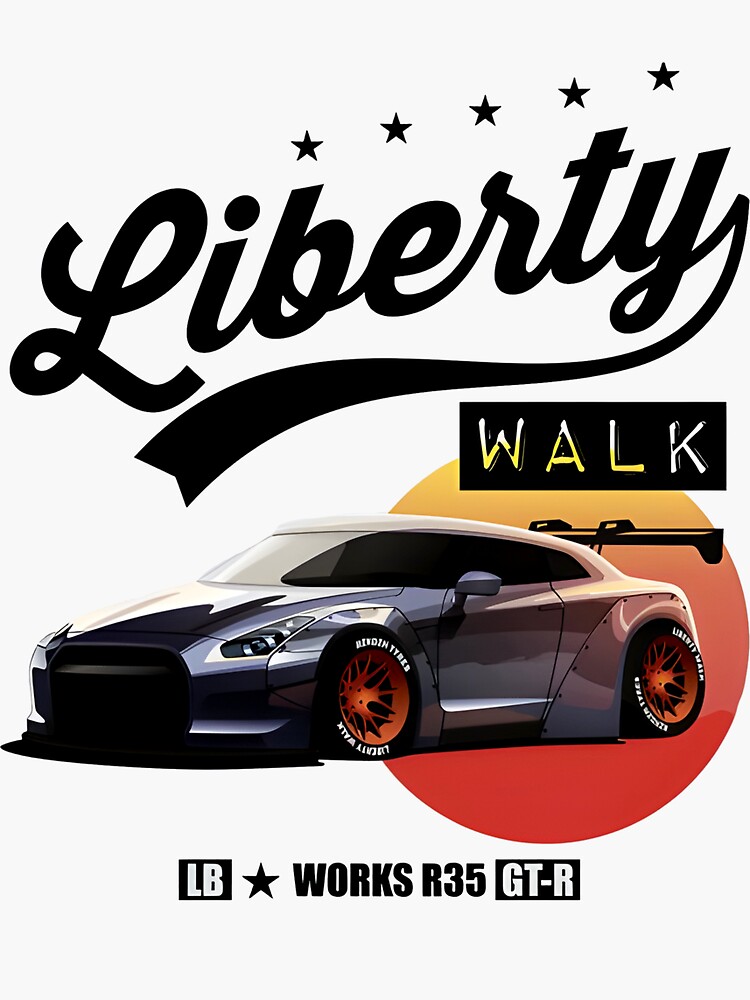 値下げ開始　Project.R LIBERTY WALK ステッカー 値下げ開始 Project.R LIBERTY WALK ステッカー LibertyWALK
