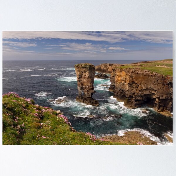 Item preview, Yesnaby Castle Sea Stack West Mainland Orkney. Scotland. designed and sold by PhotosEcosse.
