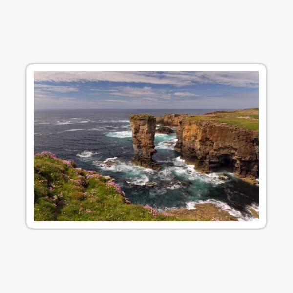 Item preview, Yesnaby Castle Sea Stack West Mainland Orkney. Scotland. designed and sold by PhotosEcosse.
