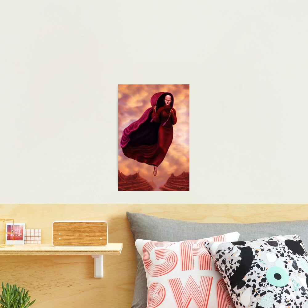 Over a desert Photographic Print