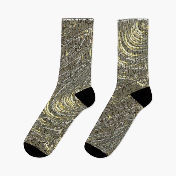 Item preview, Abstract Fractal Wave Yellow Galaxy Spiral Pattern designed and sold by Aryxaba.