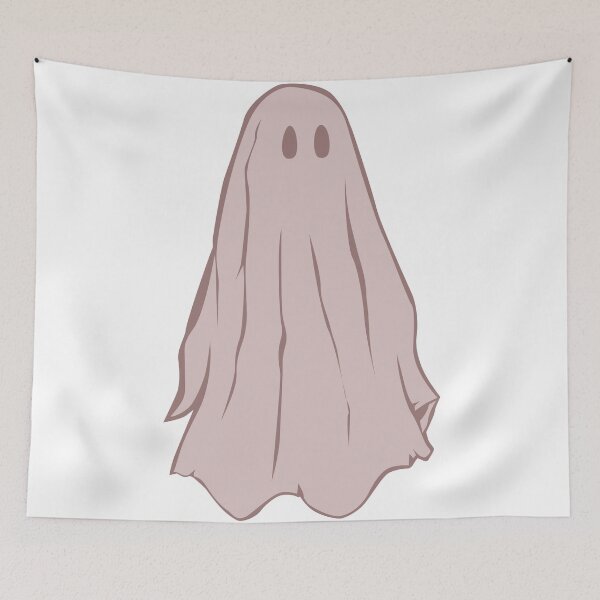 Item preview, Cute pink ghost. designed and sold by ellinnur.