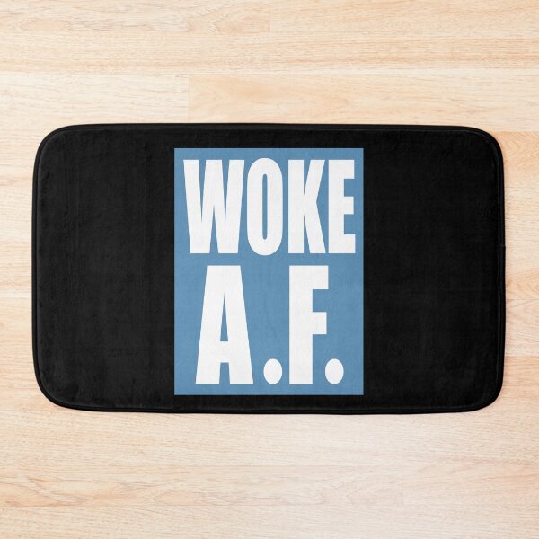 Item preview, Woke AF Funny Typeface Design designed and sold by chris-ellis-art.