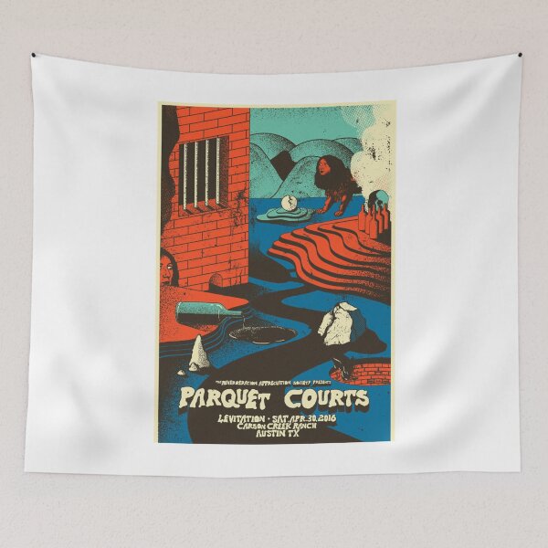 Item preview, parquet-court-poster designed and sold by KennethColby1.