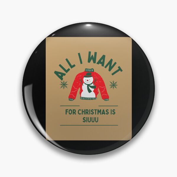 Item preview, All i want for christmas is siuuu                               designed and sold by LeedsDesign2.