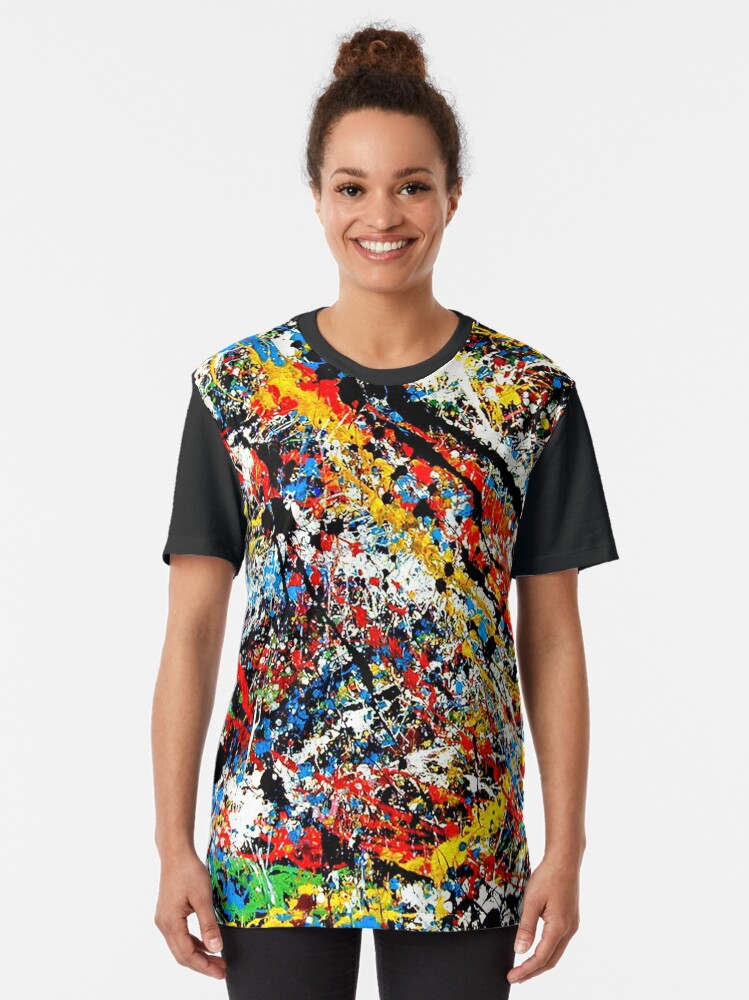 Thumbnail 2 of 5, Graphic T-Shirt, Quantum World Around Me designed and sold by ProsperityPath.
