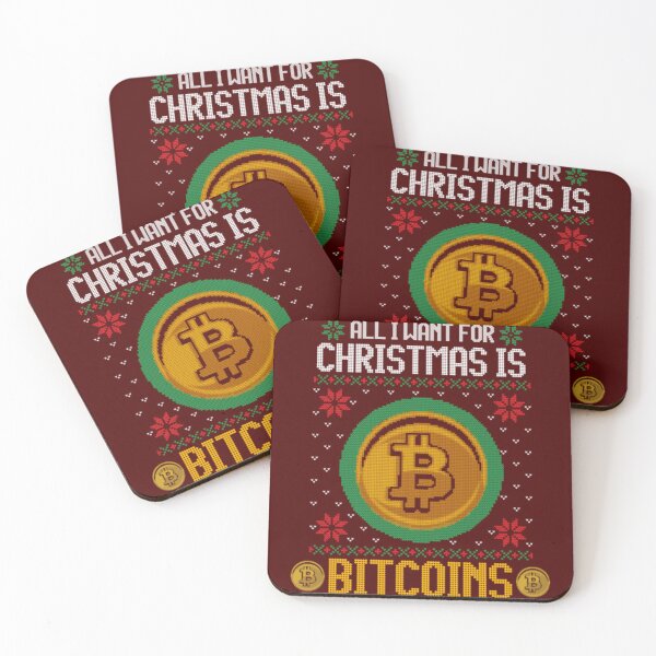 Item preview, All I Want For Christmas Is Bitcoin Funny Ugly Sweater Bitcoin Christmas Gift For Cryptocurrency lov                            designed and sold by LeedsDesign2.