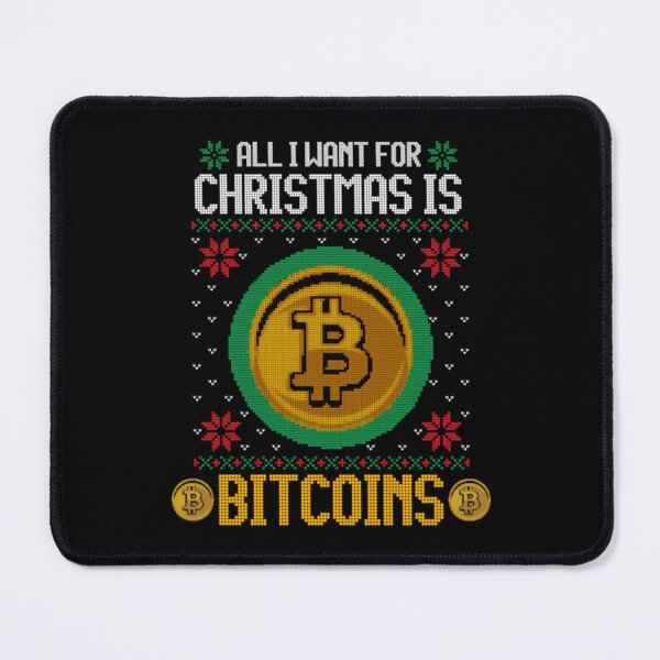 Item preview, All I Want For Christmas Is Bitcoin Funny Ugly Sweater Bitcoin Christmas Gift For Cryptocurrency lov designed and sold by LeedsDesign2.