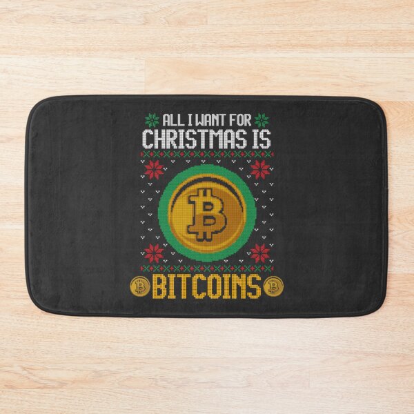 Item preview, All I Want For Christmas Is Bitcoin Funny Ugly Sweater Bitcoin Christmas Gift For Cryptocurrency lov                            designed and sold by LeedsDesign2.