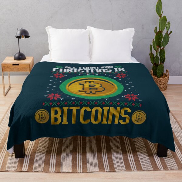 Item preview, All I Want For Christmas Is Bitcoin Funny Ugly Sweater Bitcoin Christmas Gift For Cryptocurrency lov                            designed and sold by LeedsDesign2.